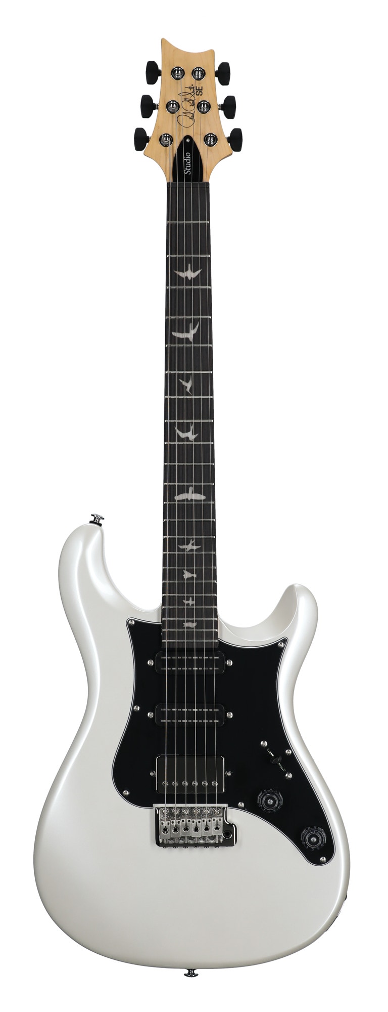 PRS SE Studio Standard Maple Board Pearl White View 1