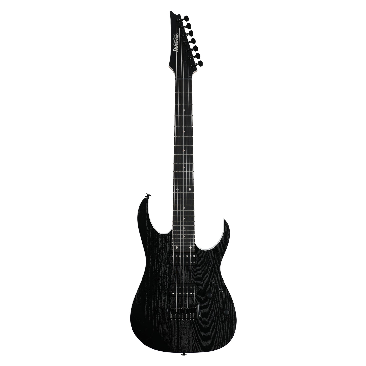 Ibanez Prestige RGR762AHB 7-String Electric Guitar with Case Weathered Black