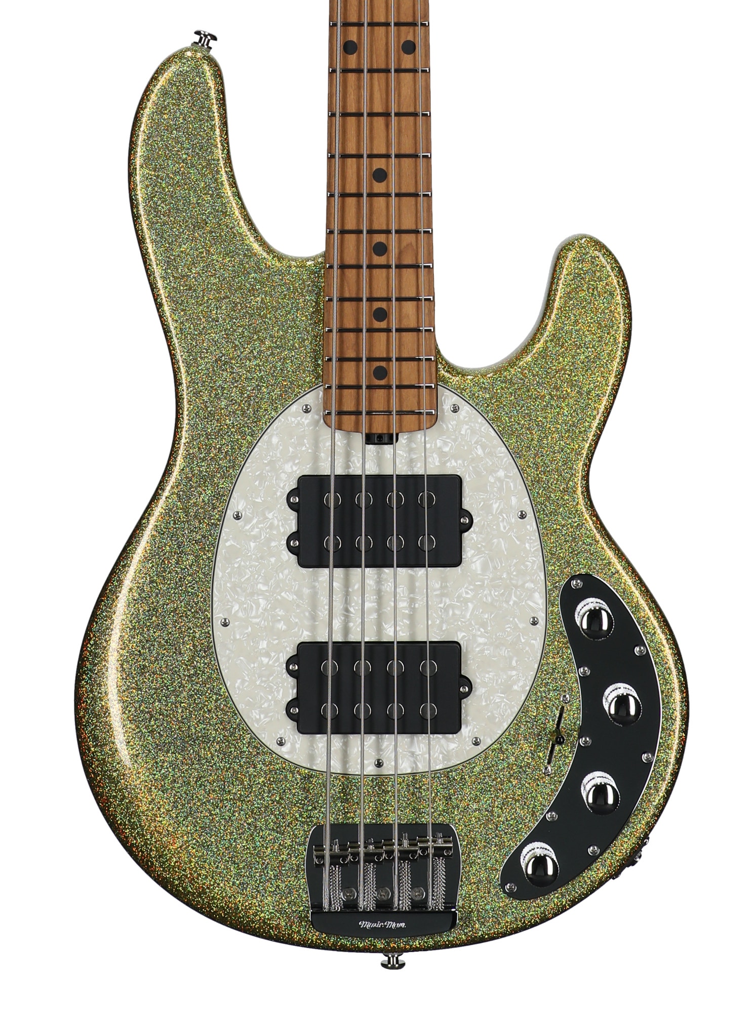 Music Man StingRay Special HH Bass with Mono Case Yellow Brick Road View 2