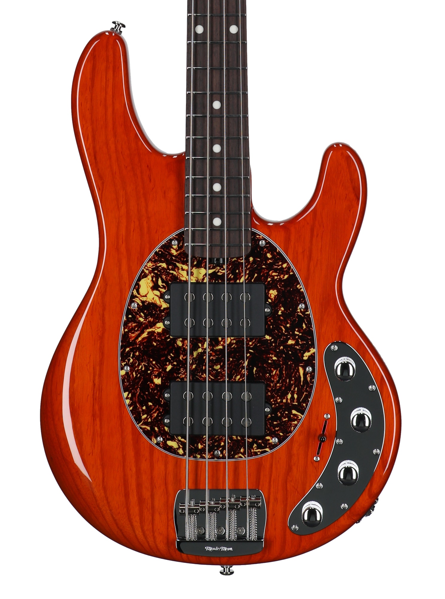 Music Man StingRay Special HH Bass with Mono Case Translucent Orange View 2