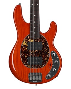 Music Man StingRay Special HH Bass with Mono Case Translucent Orange View 2