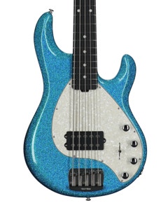Music Man StingRay Special 5 5-String Bass with Mono Case Anomalous Green View 2