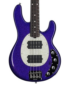 Music Man StingRay Special HH Bass with Mono Case Violet Sparkle Burst View 2