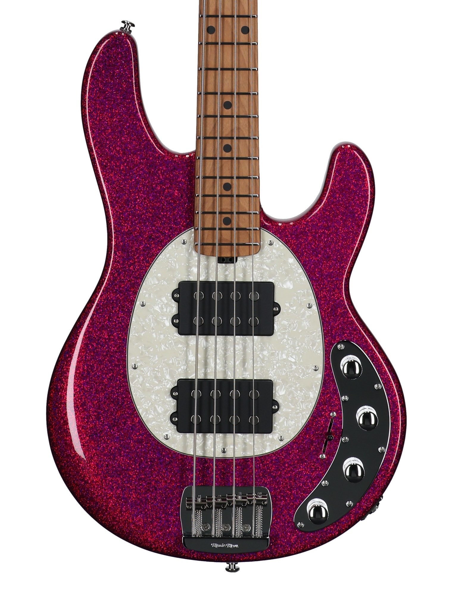 Music Man StingRay Special HH Bass with Mono Case Soda Pink Sparkle View 2