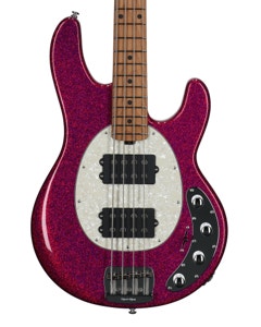 Music Man StingRay Special HH Bass with Mono Case Soda Pink Sparkle View 2