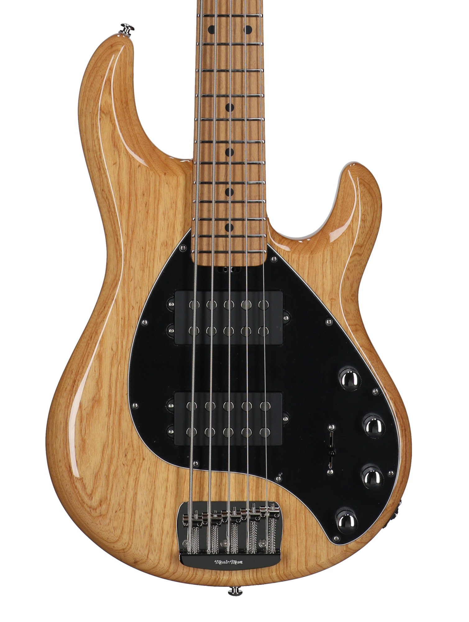 Music Man StingRay Special 5 HH 5-String Bass with Mono Case Classic Natural View 2