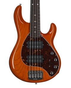 Music Man StingRay Special 5 HH 5-String Bass with Mono Case Translucent Orange View 2