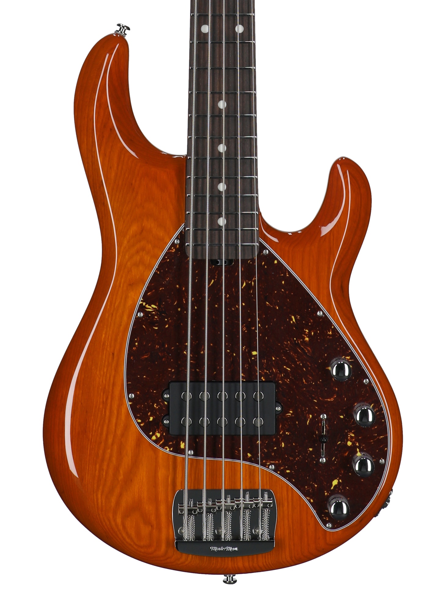 Music Man StingRay Special 5 5-String Bass with Mono Case Translucent Orange View 2