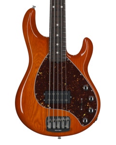Music Man StingRay Special 5 5-String Bass with Mono Case Translucent Orange View 2