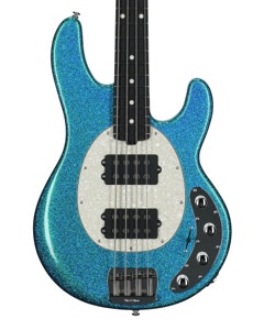 Music Man StingRay Special HH Bass with Mono Case Anomalous Green View 2