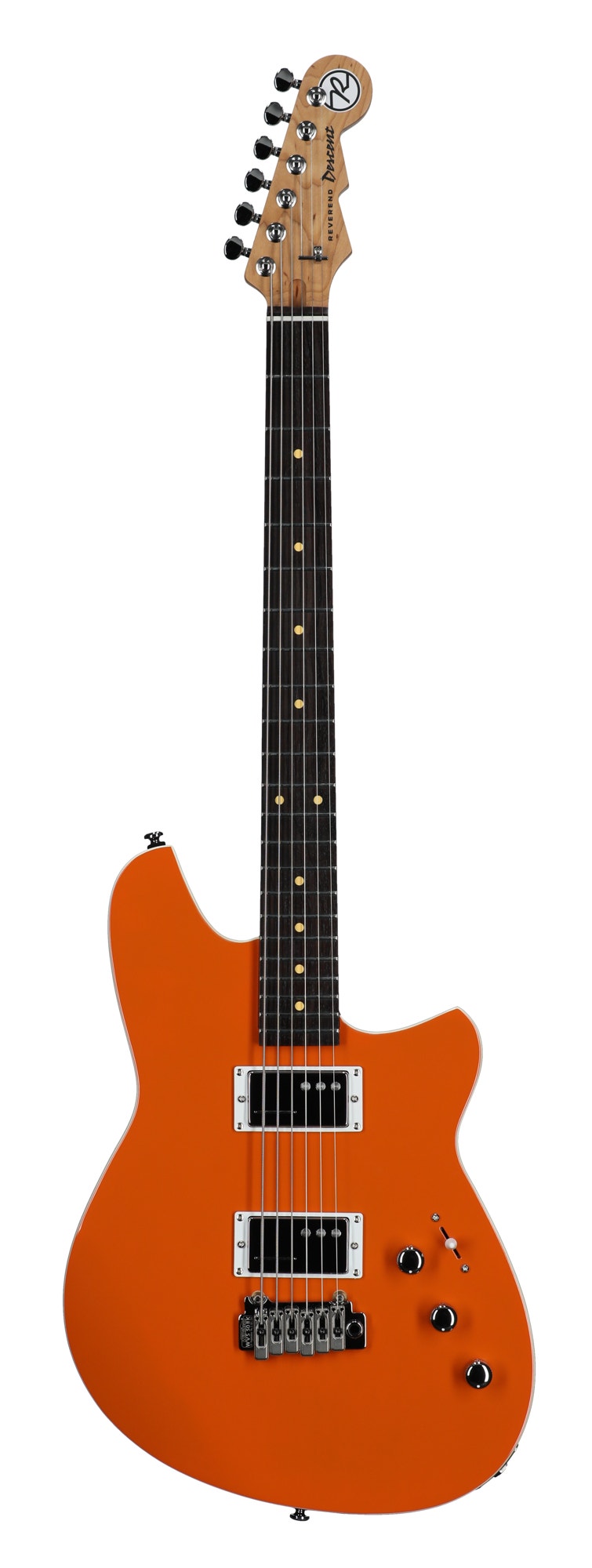 Reverend Descent Wilkinson Baritone Guitar Baked Orange
