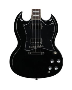 Epiphone Inspired by Gibson SG Standard Guitar with Gig Bag Ebony View 2