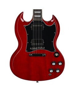 Epiphone Inspired by Gibson SG Standard Guitar with Gig Bag Cherry View 2
