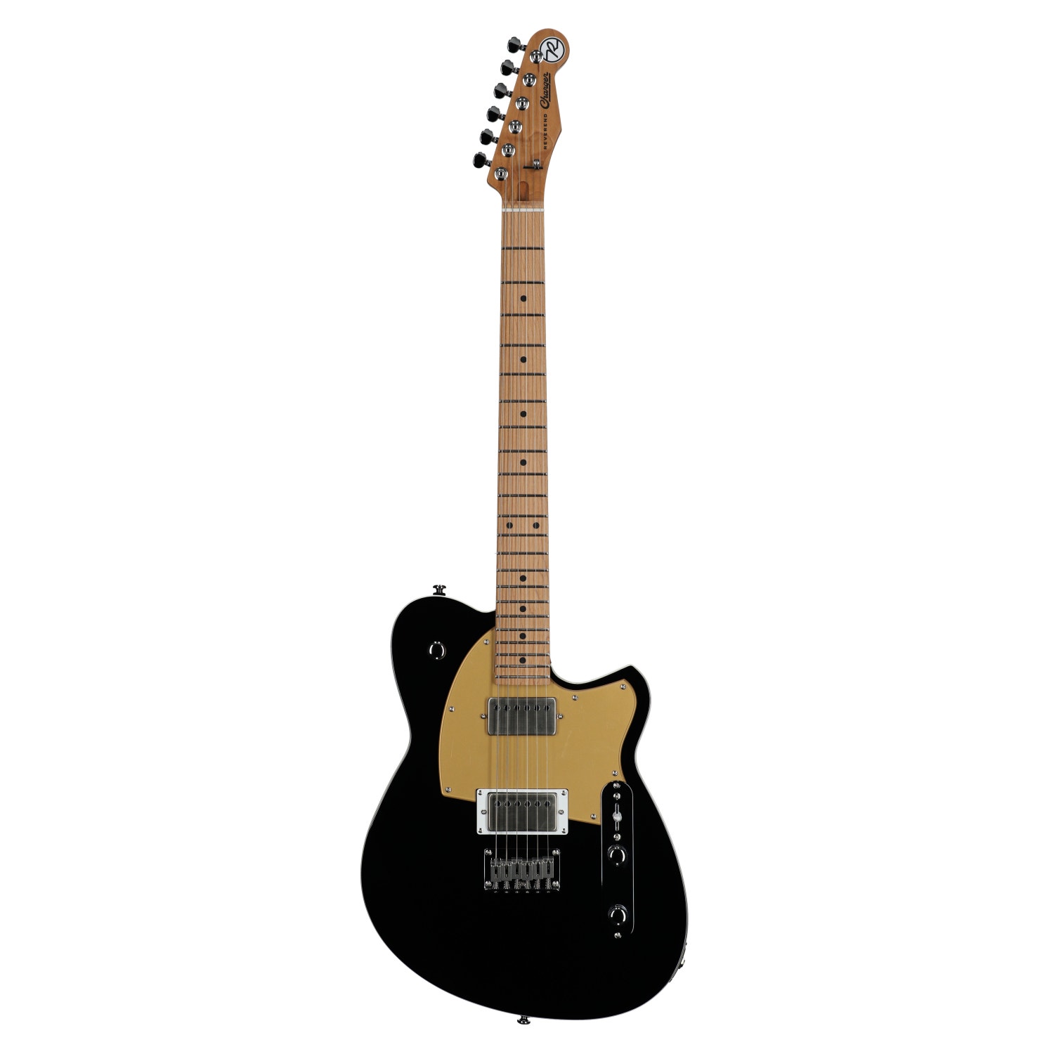 Reverend Charger HH Electric Guitar Midnight Black