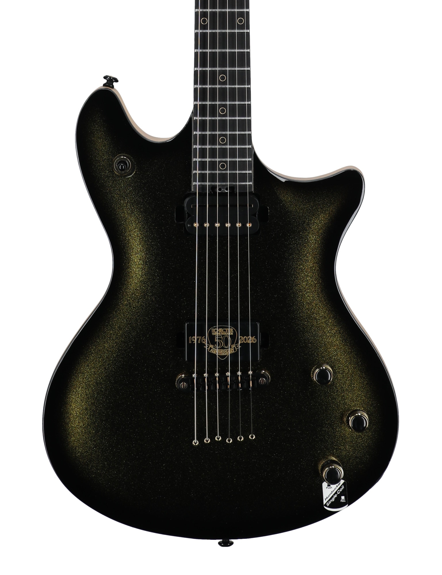 Schecter Tempest 50th Anniversary Collection Electric Guitar Gold Burst View 2