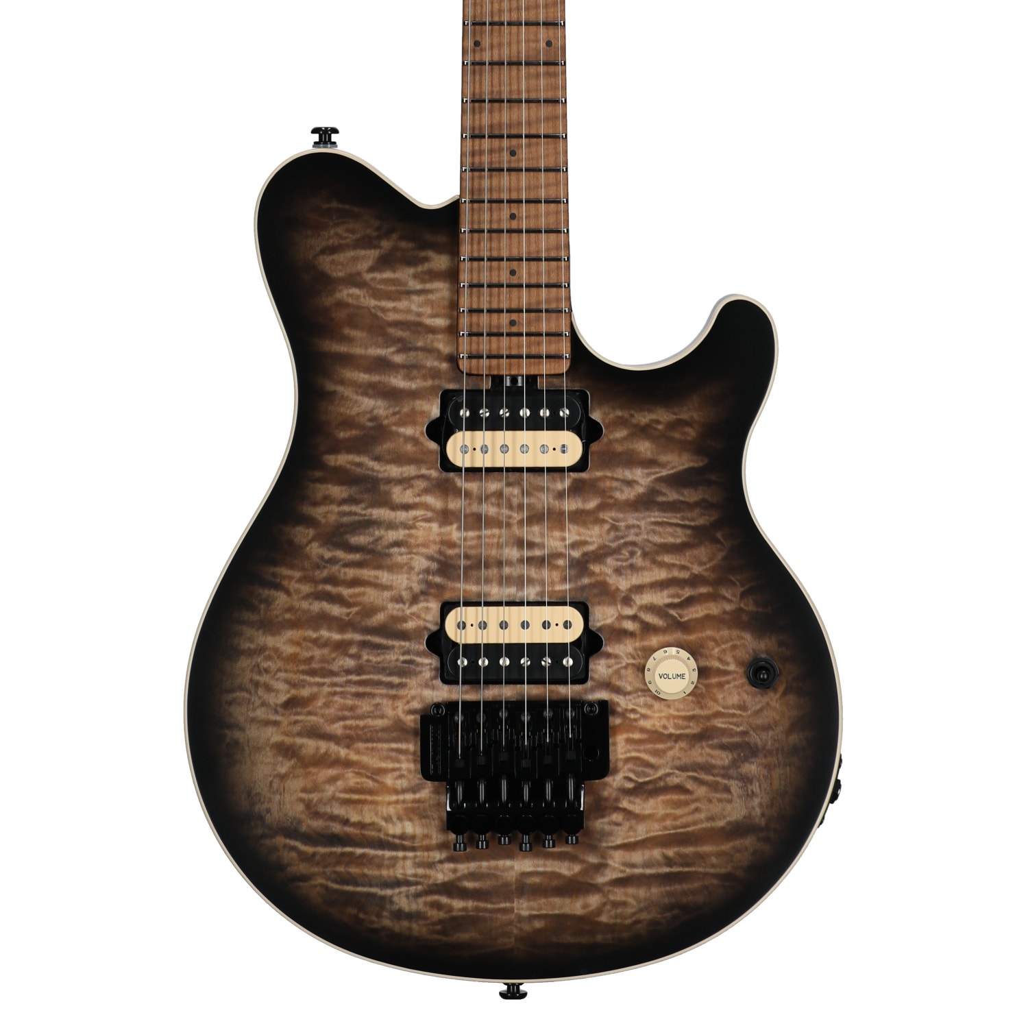 Ernie Ball Music Man Axis Electric Guitar with MONO Bag Quilt Top