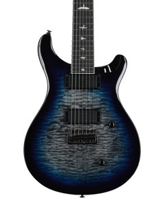 PRS SE Mark Holcomb SVN Electric Guitar with Gig Bag Holcomb Blue Burst View 2