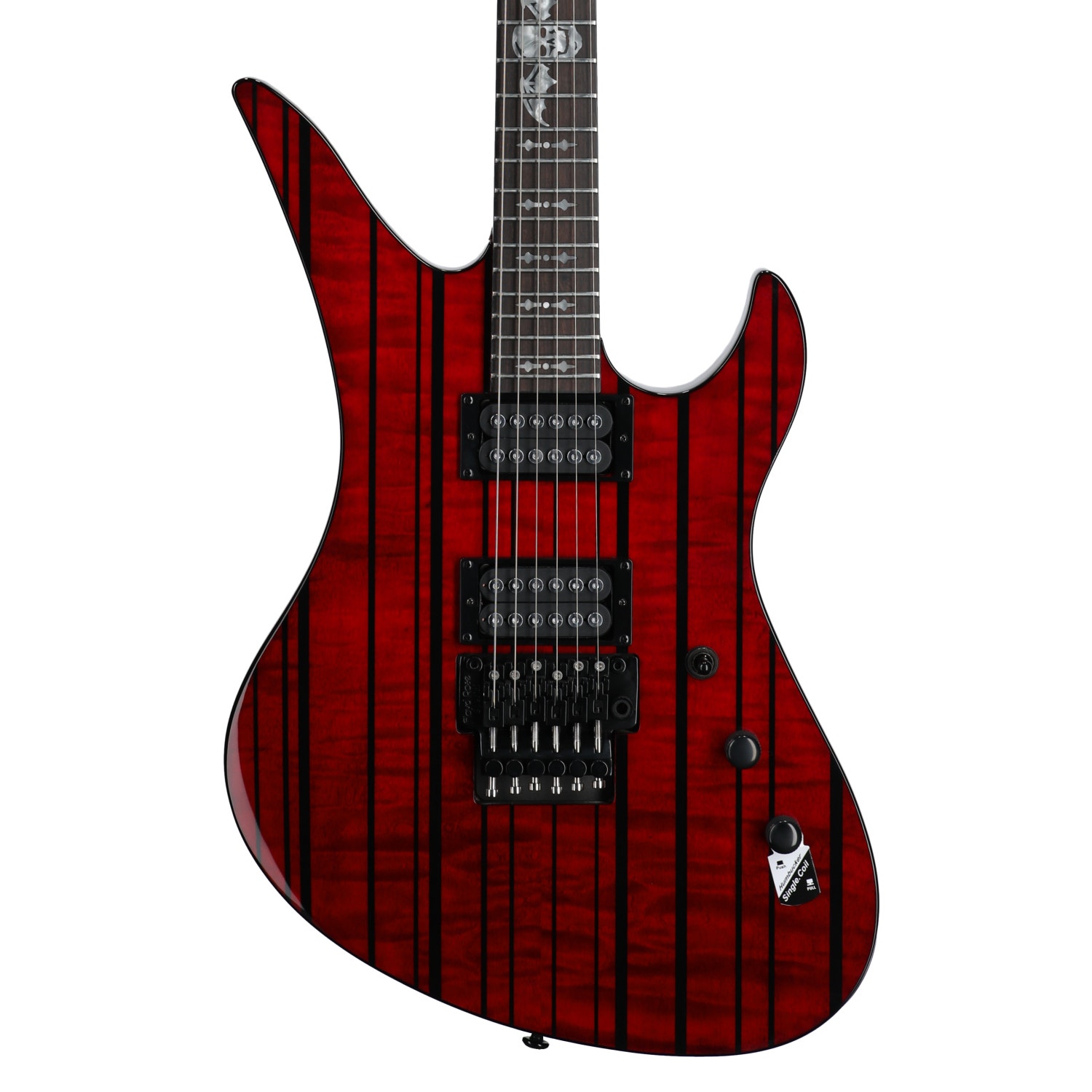 Schecter Synyster Standard Plus Electric Guitar Trans Deep Red View 2