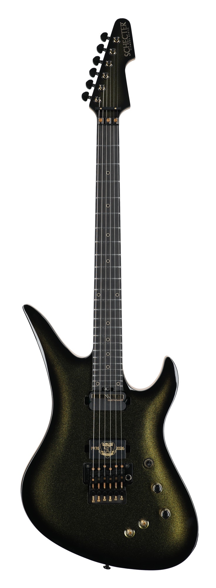 Schecter Avenger FRS 50th Anniversary Collection Electric Guitar Gold Burst