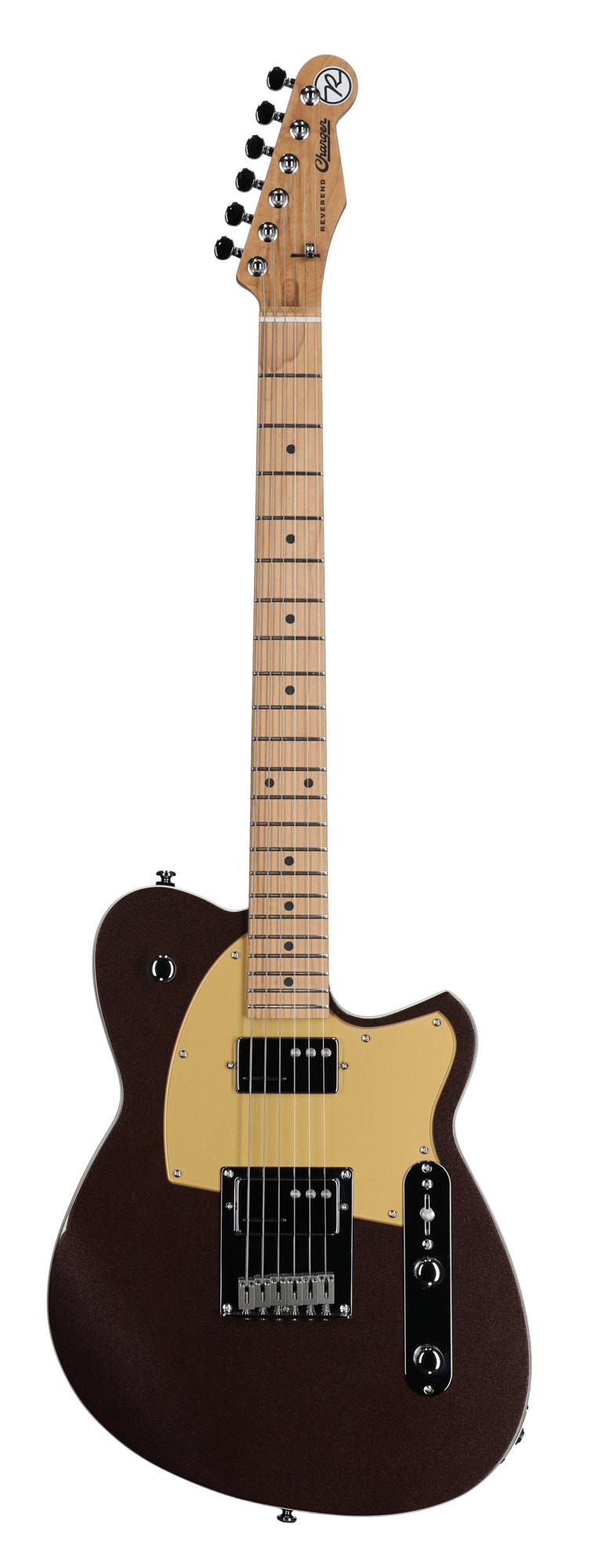 Reverend Charger Cleancut Guitar Metallic Bordeaux