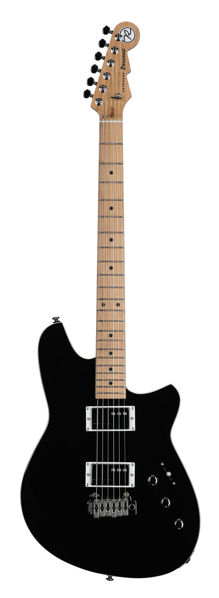Reverend Descent Wilkinson Baritone Guitar Midnight Black