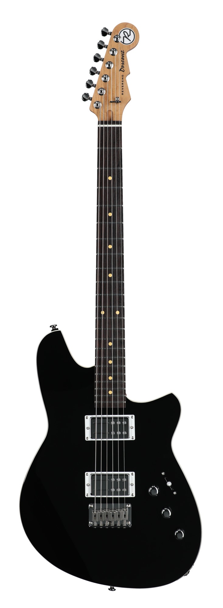 Reverend Descent Baritone Guitar Midnight Black