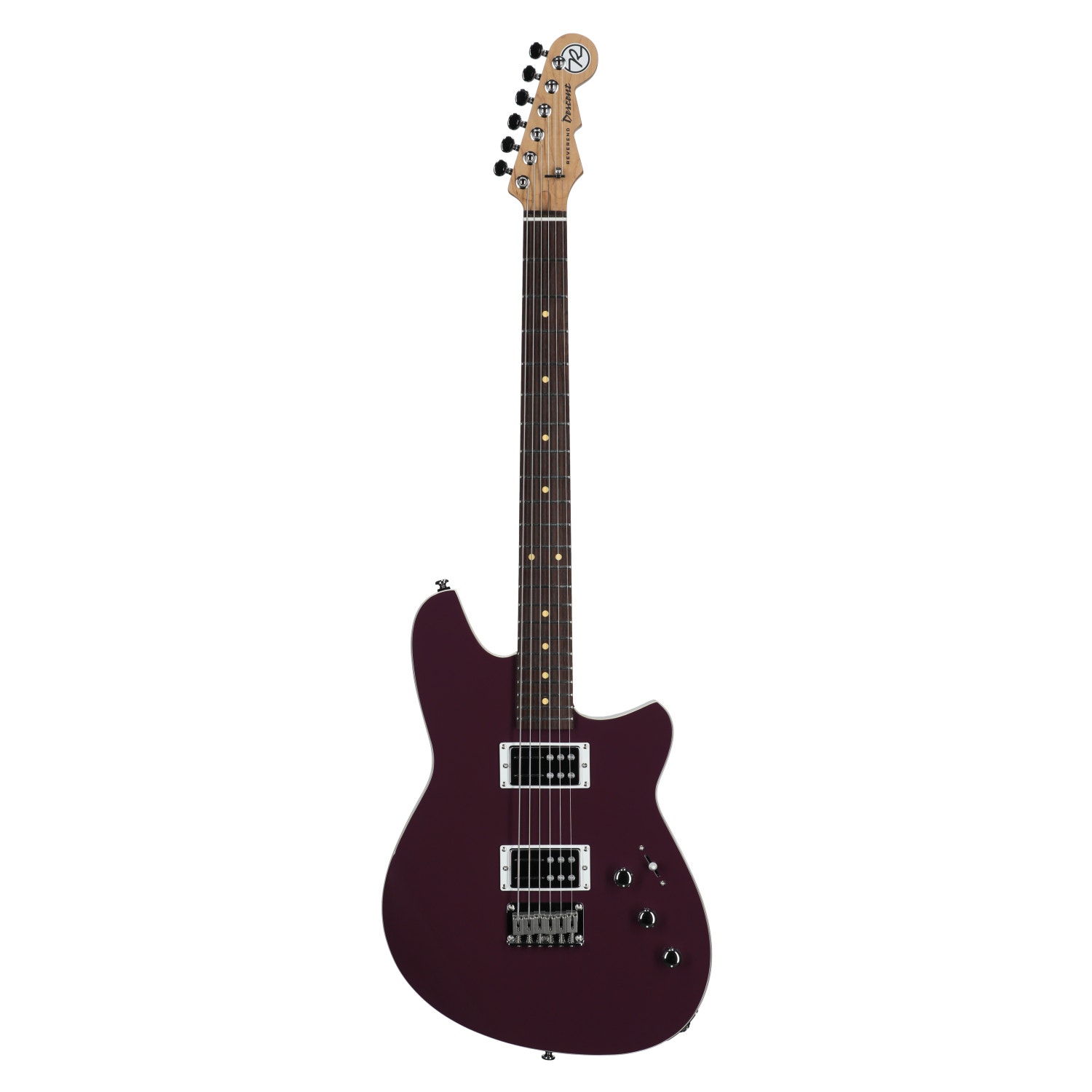 Reverend Descent Baritone Guitar Purple Punch View 1