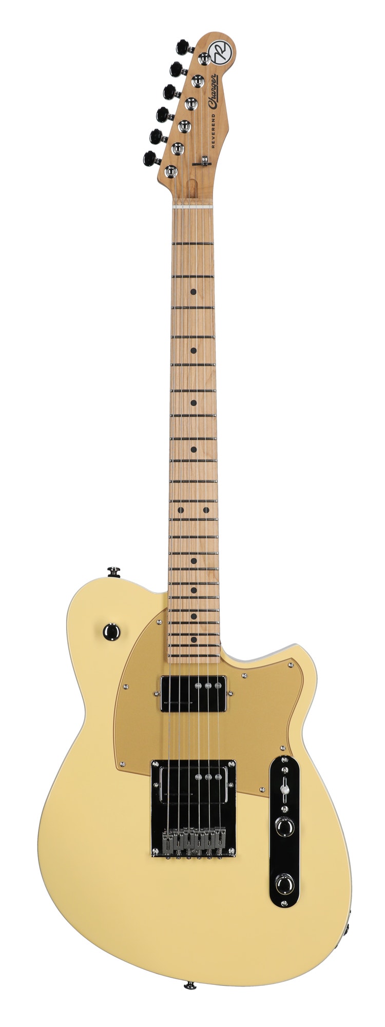 Reverend Charger Cleancut Electric Guitar Powder Yellow