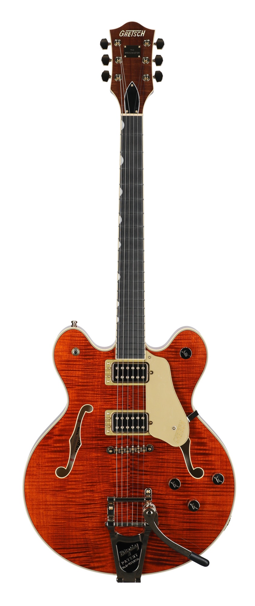 Gretsch Pro Broadkaster LX Bigsby Semi Hollow Body Guitar with Case Bourbon