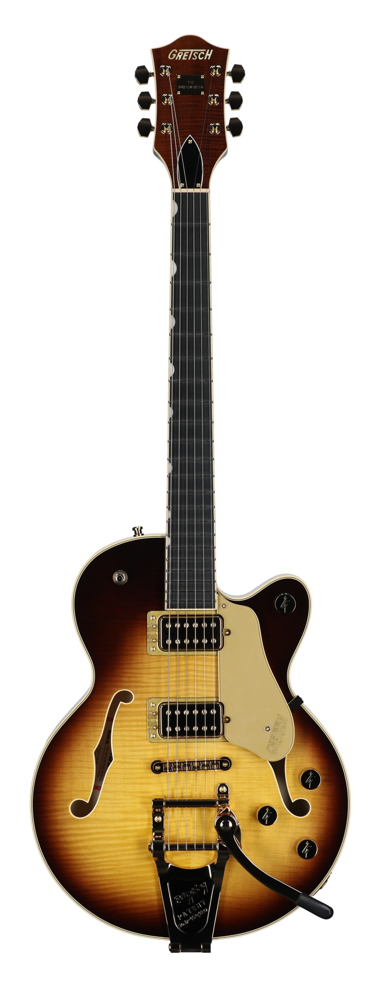 Gretsch Pro Broadkaster Jr LX Bigsby Semi Hollow Body Guitar with Case Caramel