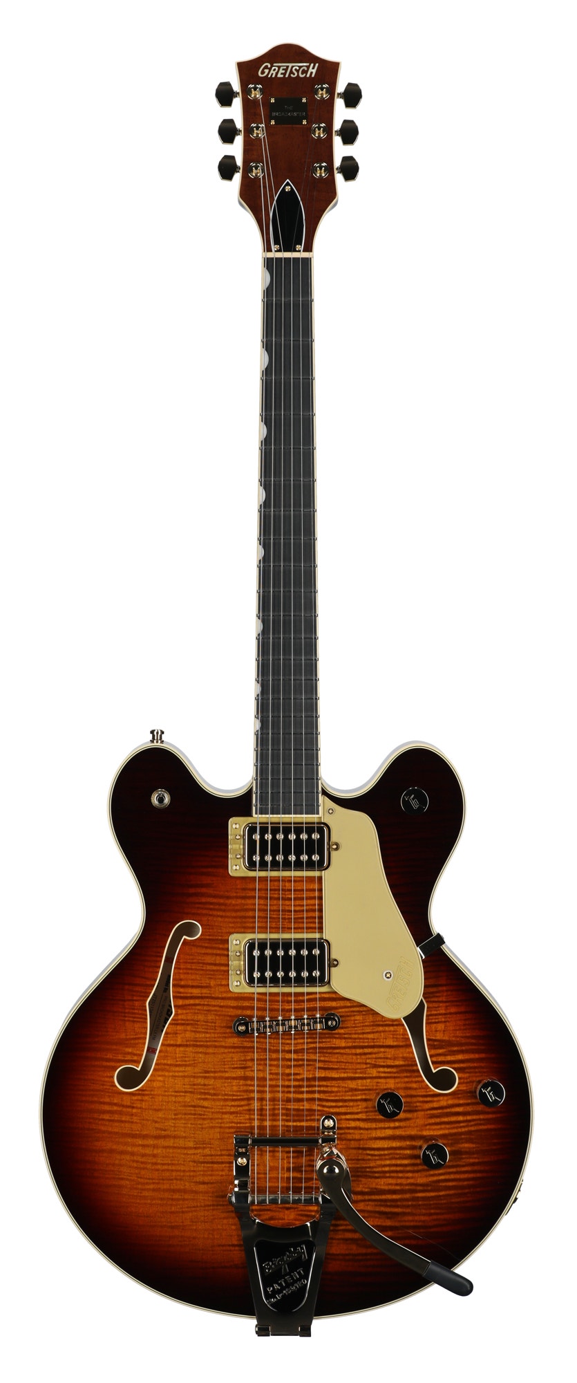 Gretsch Pro Broadkaster LX Bigsby Semi Hollow Body Guitar with Case Havana Burst