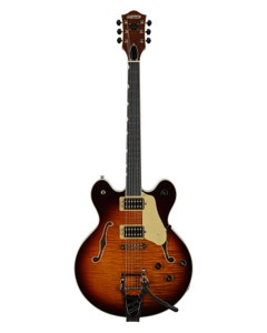 Gretsch Pro Broadkaster LX Bigsby Semi Hollow Body Guitar with Case Havana Burst