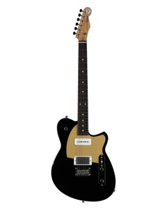 Reverend Charger H90 Electric Guitar Midnight Black