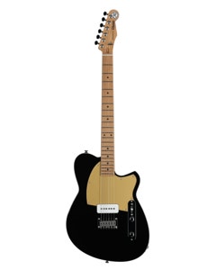 Reverend Charger JR Electric Guitar Midnight Black