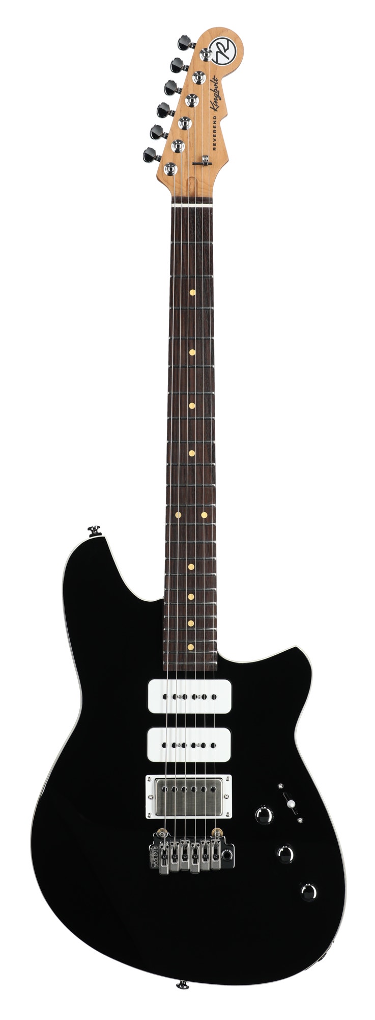 Reverend Kingbolt H290 Electric Guitar Midnight Black
