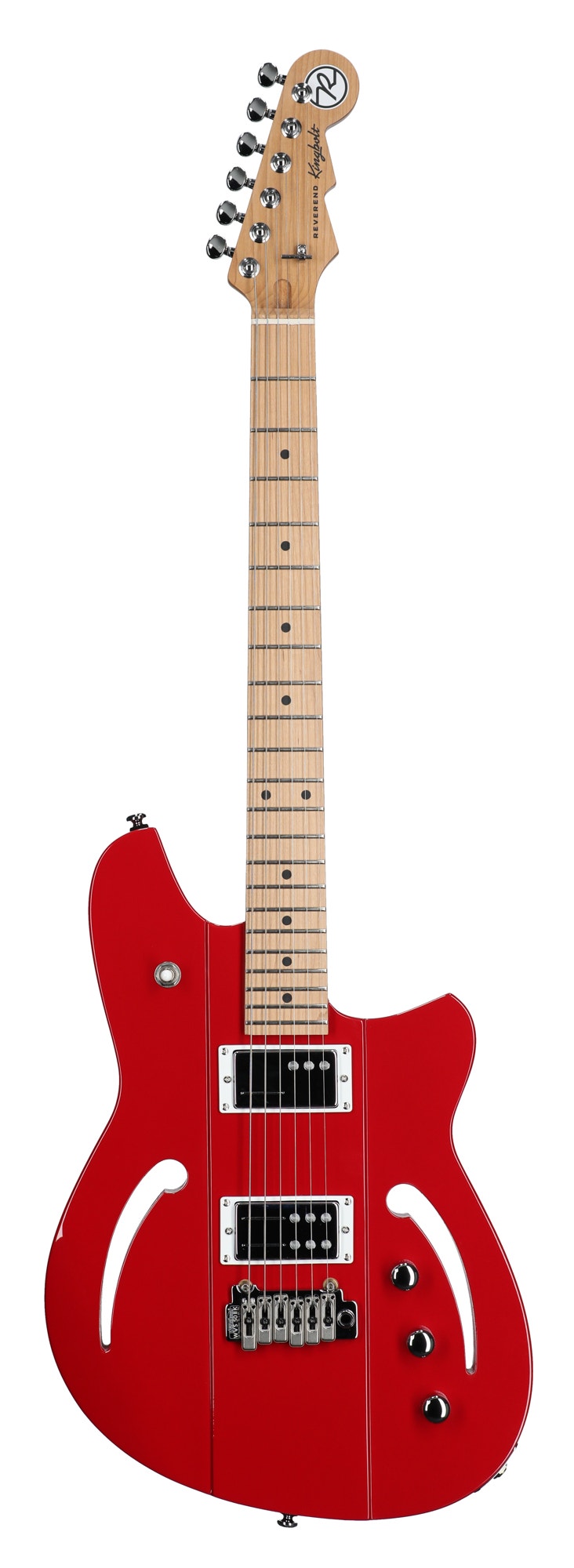 Reverend Kingbolt F-Sonic Guitar Metallic Cherry