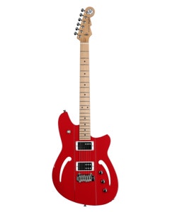 Reverend Kingbolt F-Sonic Guitar Metallic Cherry