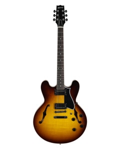 Heritage II Collection H-535 Electric Guitar with Case Sunburst