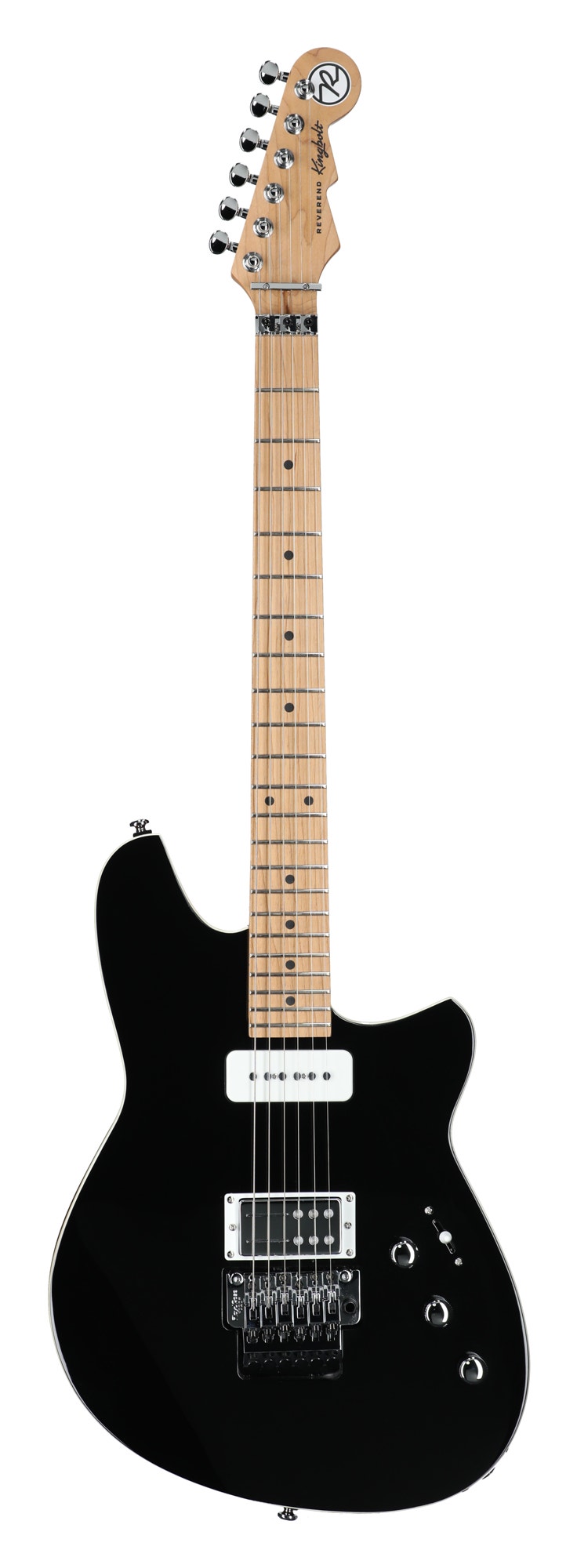 Reverend Kingbolt H90 Floyd Rose Guitar Midnight Black
