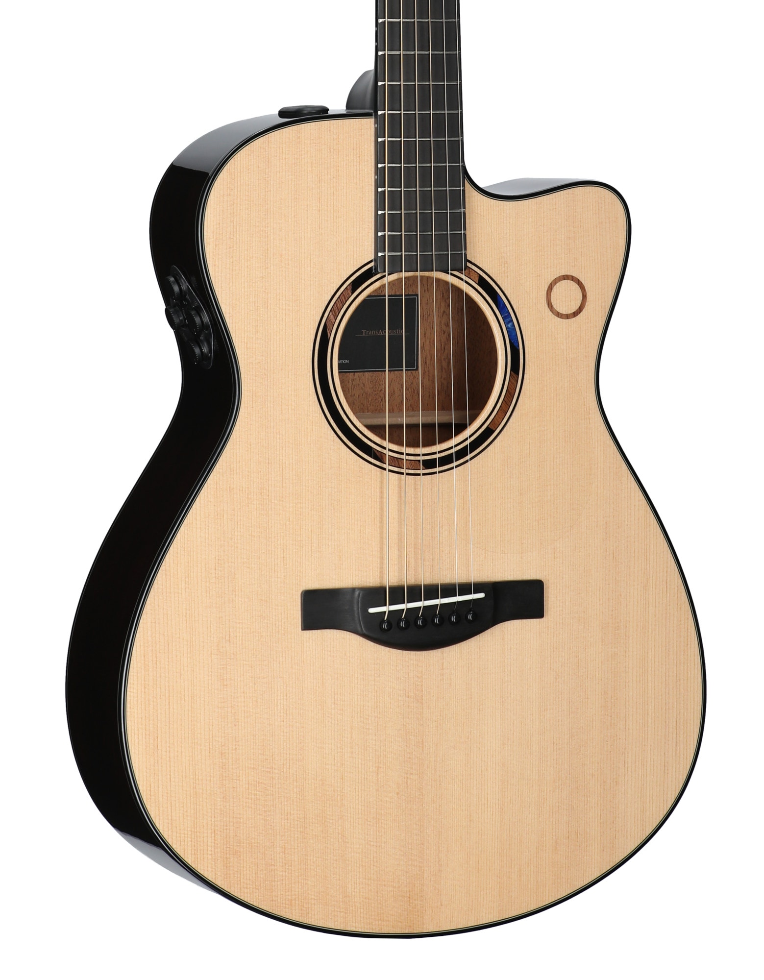 Yamaha TAS3 TransAcoustic Cutaway Acoustic Electric Guitar Natural with Bag