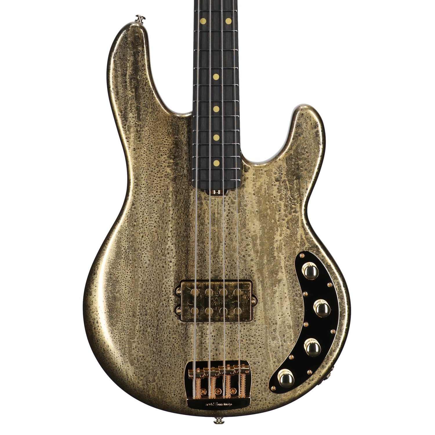 Ernie Ball Music Man 50th Anniversary StingRay Bass with Case Molten Gold
