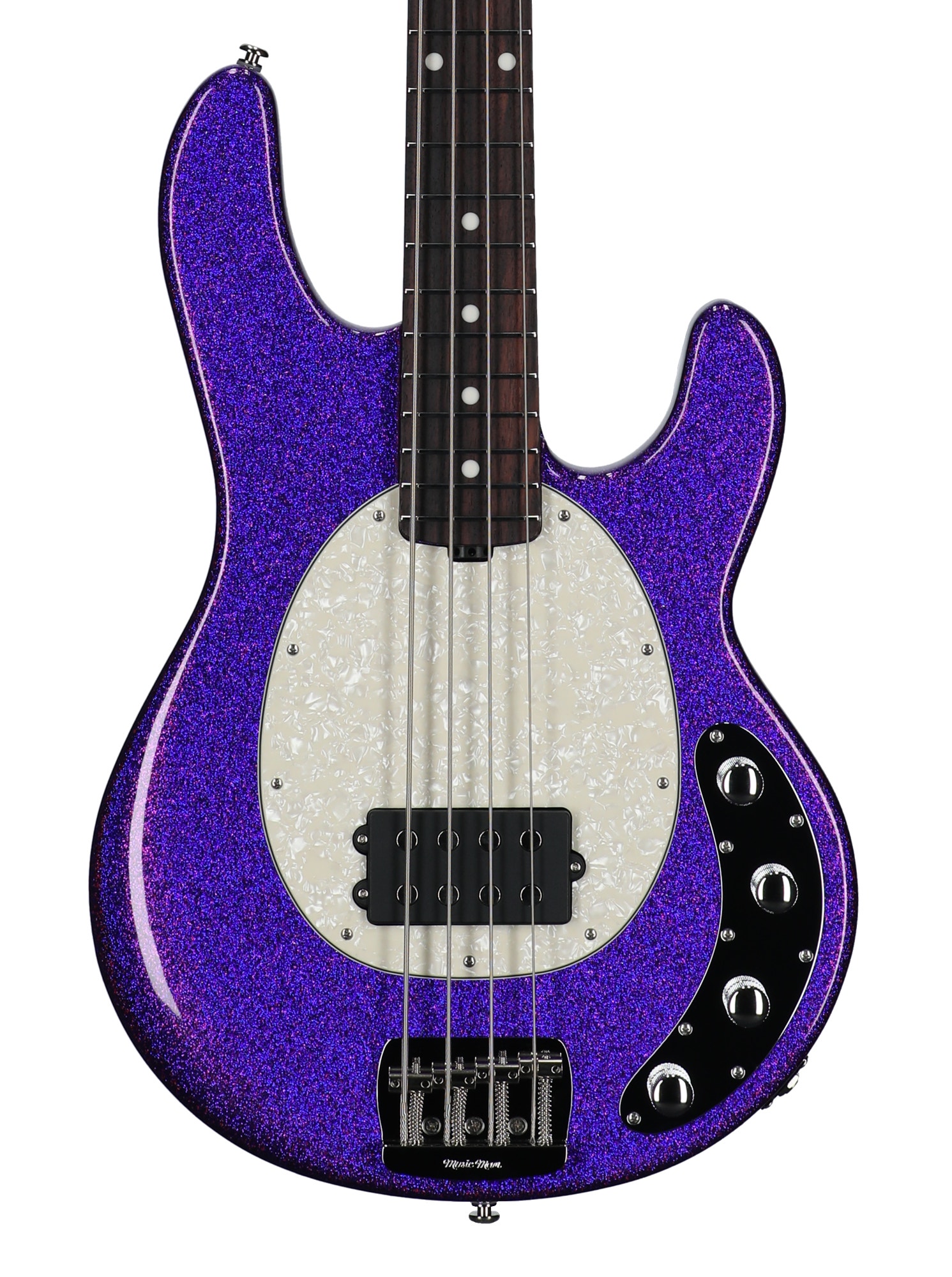 Ernie Ball Music Man StingRay Special Bass with Mono Case Violet Sparkle Burst
