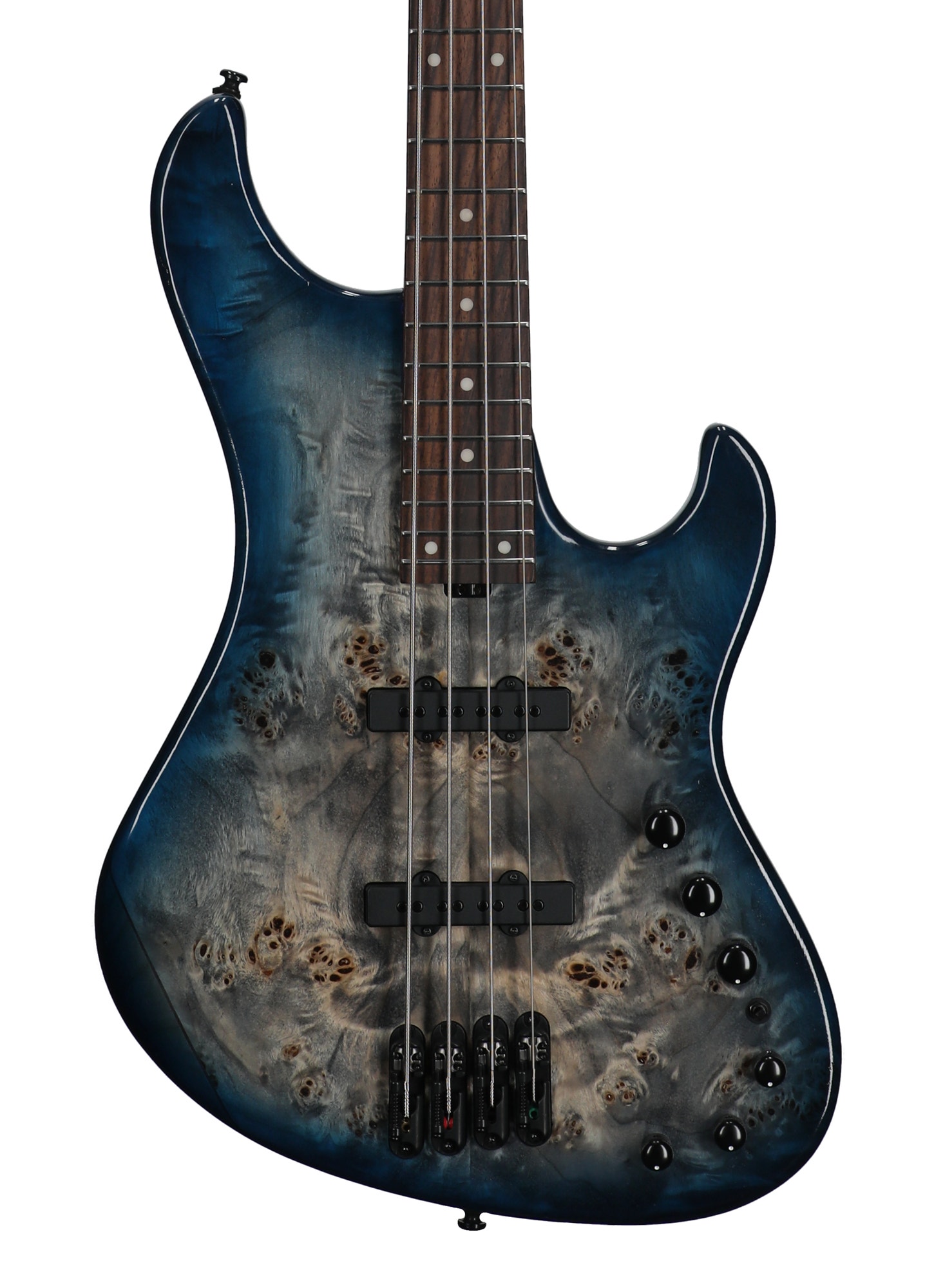 Ibanez Mode MDM1600 Electric Bass Guitar with Gig Bag Cosmic Blue Sunburst View 2