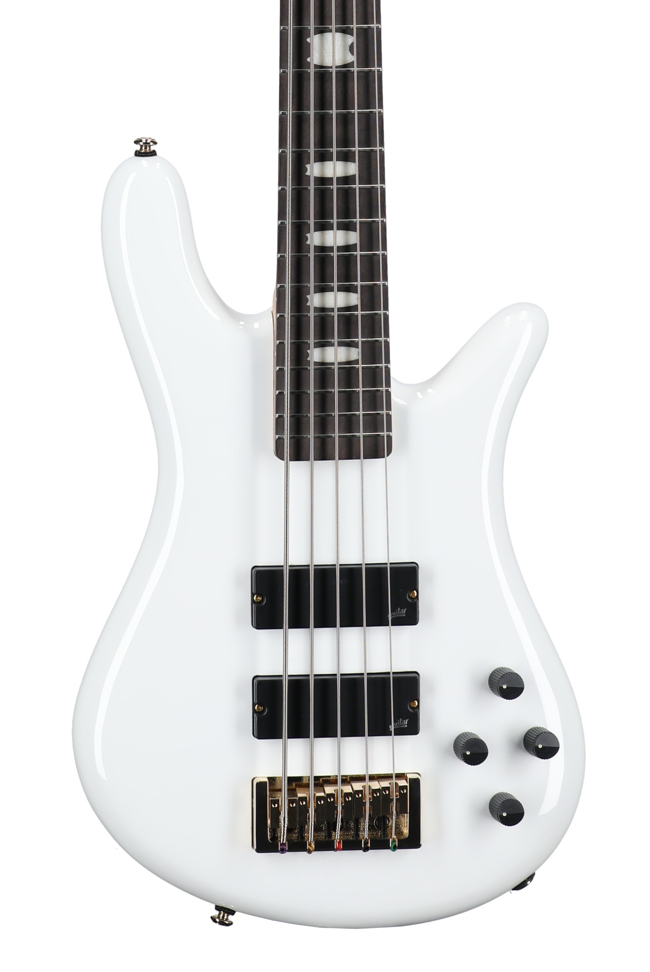 Spector Icon NS-5 Bolt-On 5-String Bass Guitar White Gloss