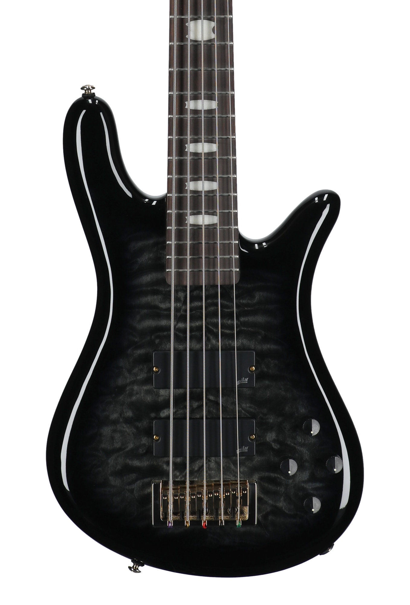 Spector Icon NS-5 Bolt-On 5-String Bass Guitar Black Stain Gloss View 2
