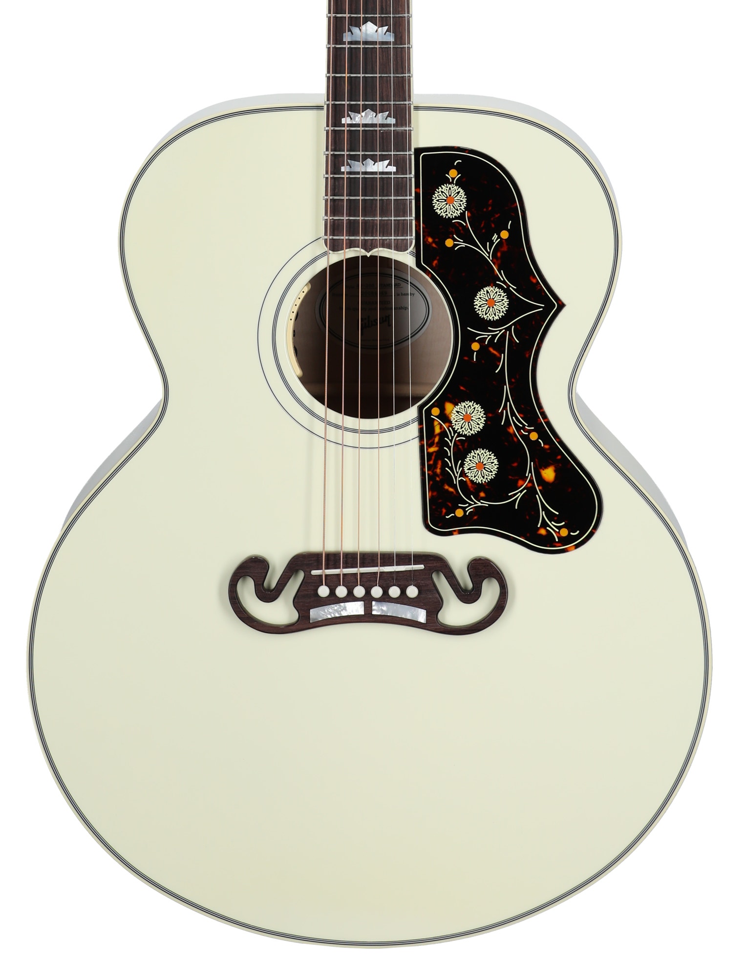 Gibson SJ-200 Standard Jumbo A/E Classic White WC View 2