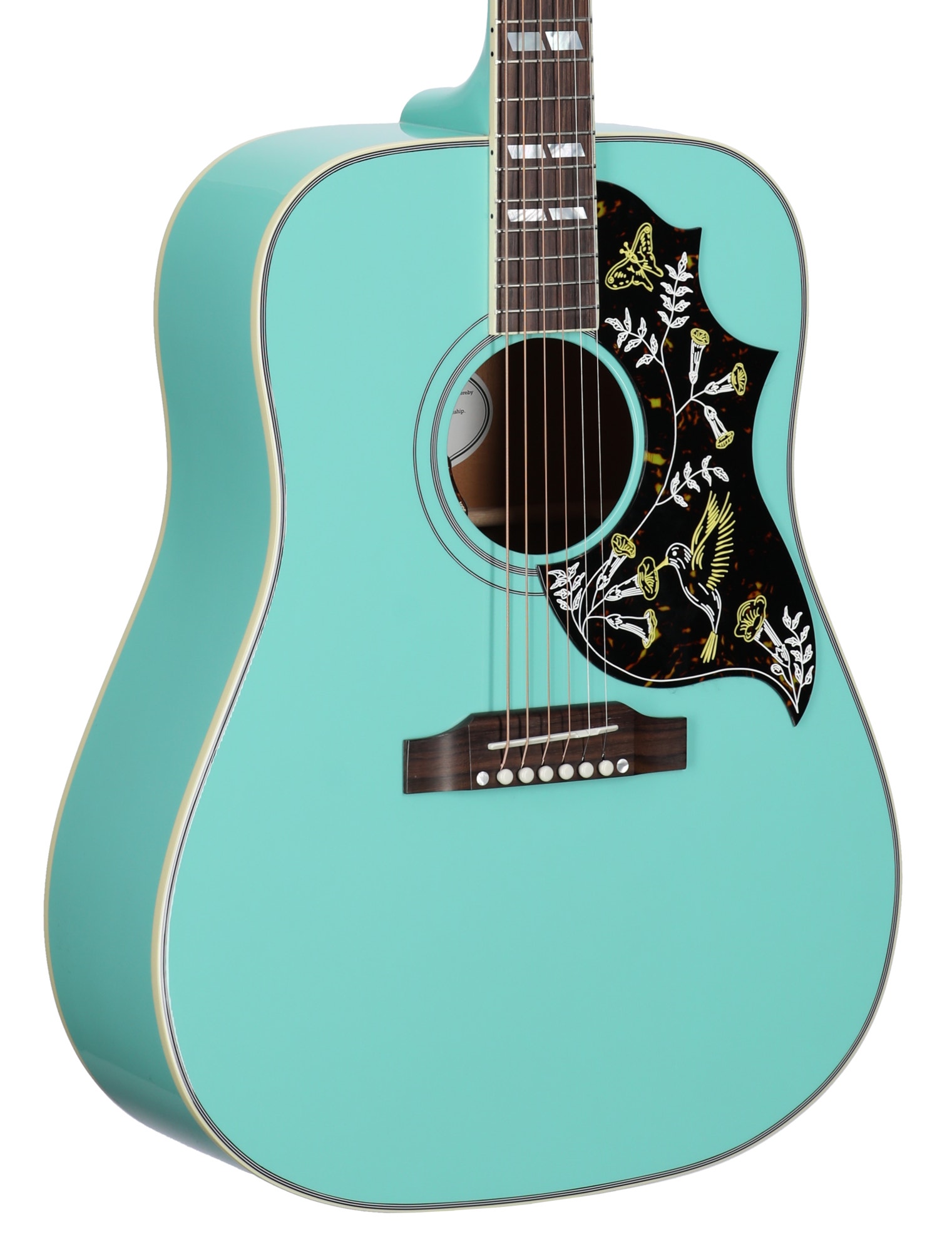 Gibson Hummingbird Std A/E Southwest Turquoise with Case View 8