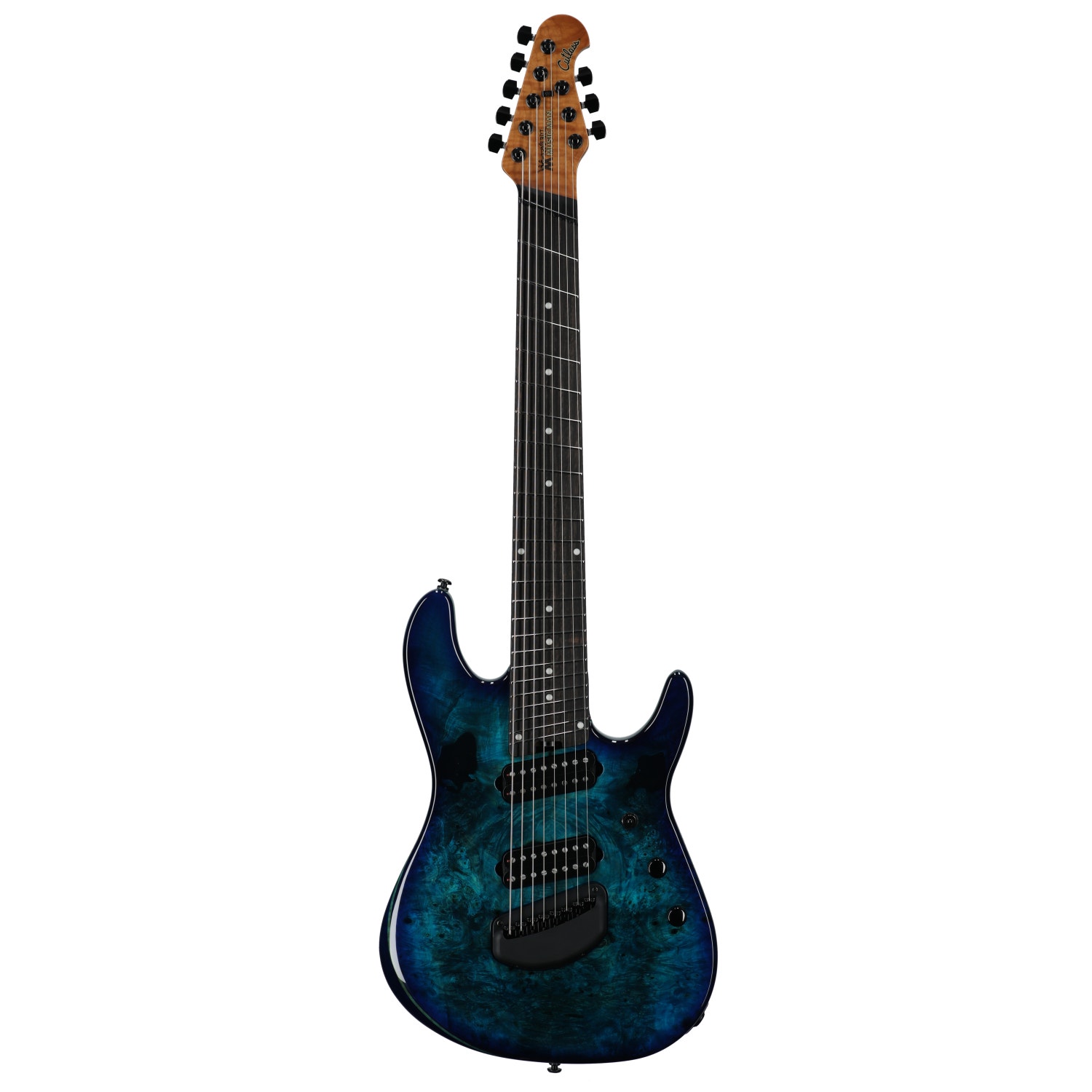Ernie Ball Music Man Richardson Cutlass HT 8 8-String Guitar with Bag Water Temple