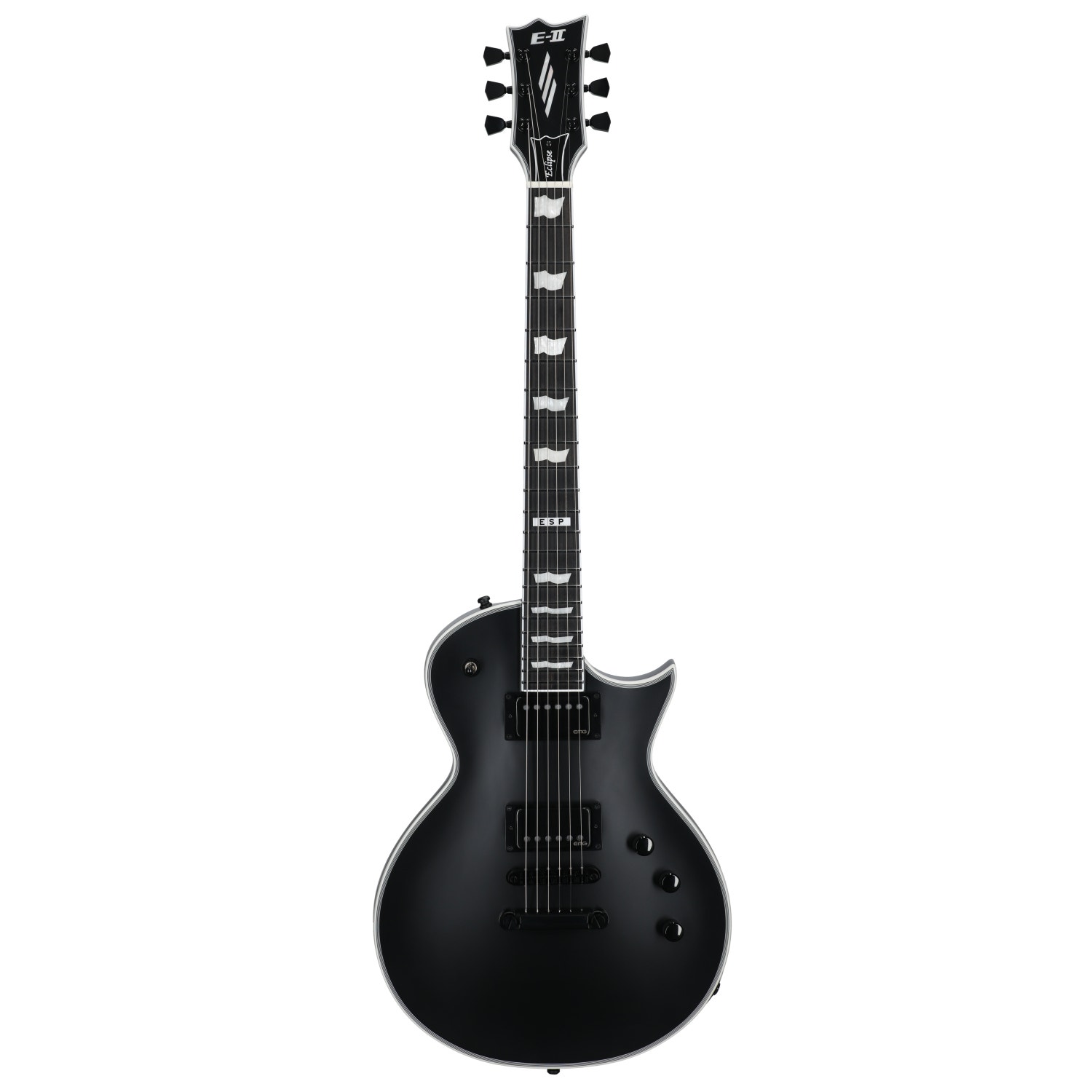 ESP E-II Eclipse Electric Guitar with Case Black Satin