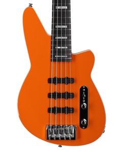 Reverend Triad 5 Bass Guitar Baked Orange